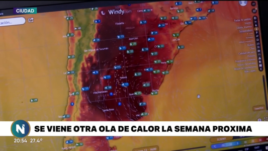 Se viene otra ola de calor la próxima semana: se esperan más de 40°