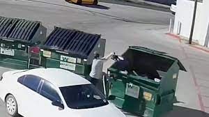 Video: el momento en que una mamá tiró a su bebé recién nacido a un contenedor de basura