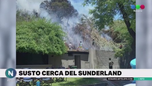 Importante incendio a pocos metros del Sunderland Bar
