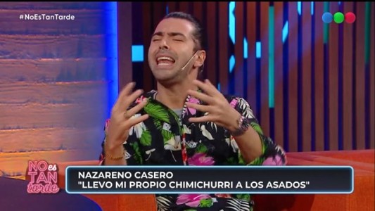 Nazareno Casero: "Llevo mi propio chimichurri a todos lados"