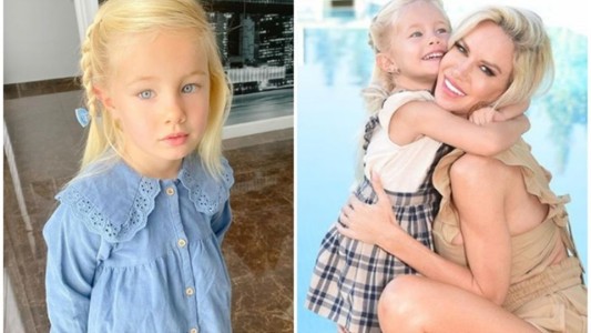 Fotos: acusaron a Luciana Salazar de teñirle el pelo a Matilda