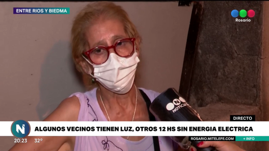 Vecinos de zona sur reclaman que hace 12 hs están sin luz
