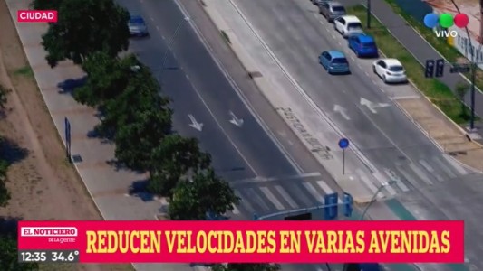 Bajaron la velocidad permitida en cuatro avenidas: cuáles son