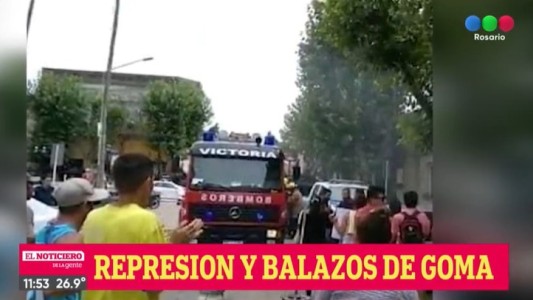 Tensión en Victoria por una protesta encabezada por la familia de un joven muerto en una comisaría