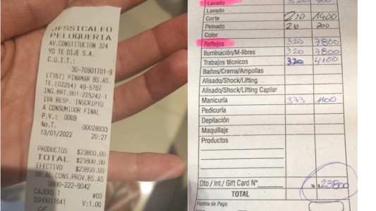 "Los precios están en la puerta": peluquería se defendió tras bronca de cliente que pagó casi $24.000