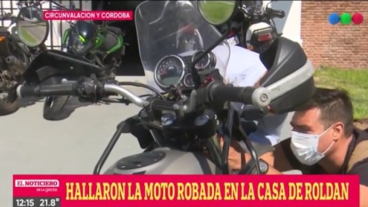 Encontraron la moto que había sido robada en una casa en Roldán