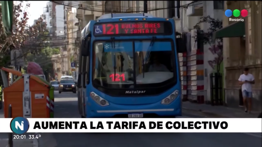 Desde este miércoles aumenta el boleto de colectivo en Rosario: ¿a cuánto se va?