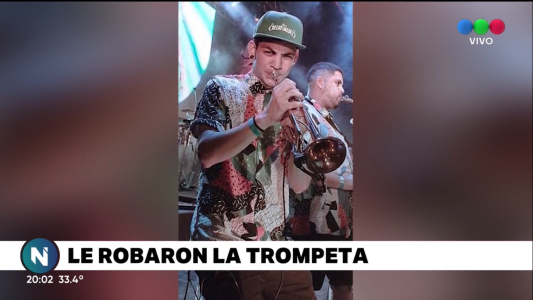 Le robaron la trompeta a un músico de “Los Peñaloza”