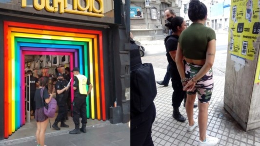 Detuvieron a dos mecheras a la salida de un local de la peatonal Córdoba