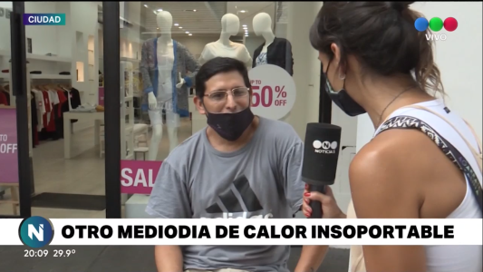 La ciudad vivió otra jornada donde la térmica superó los 40°