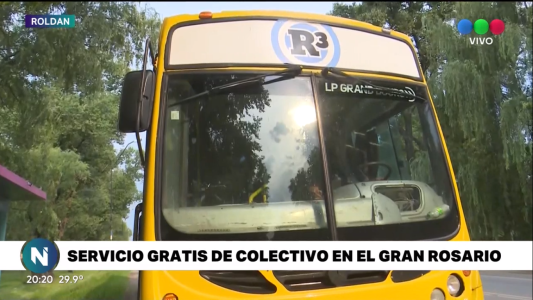 Otra realidad: en localidades del Gran Rosario el servicio de colectivo es gratis