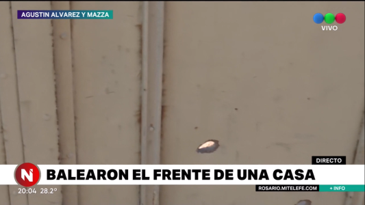 Balearon una vivienda en Agustín Álvarez y Maza por error