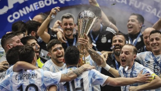 Futsal: Argentina le ganó a Paraguay y se consagró campeón de América