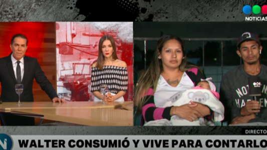 El calvario de Walter: consumió la cocaína envenenada, estuvo grave y volvió a tomar la misma sustancia