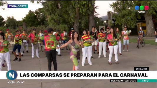 Las comparsas se preparan para el carnaval