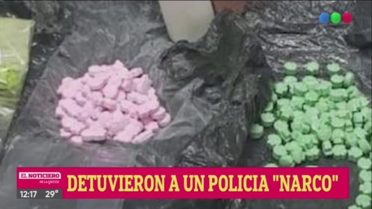 Detuvieron a un policía por narcotráfico
