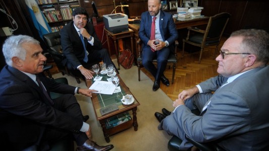 Jorge Lagna y Gabriel Somaglia se reunieron con funcionarios judiciales federales