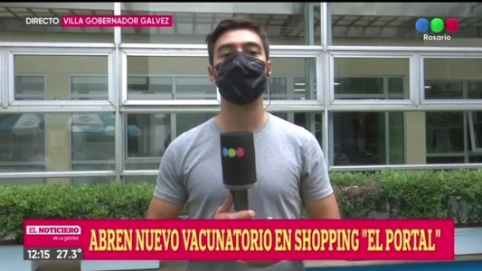La ciudad abre un nuevo centro de vacunación en el Portal Rosario Shopping