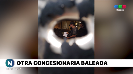 Balean otra concesionaria de autos en Empalme Graneros y el ataque quedó filmado