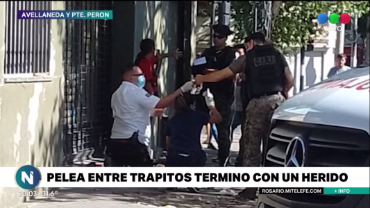 Pelea entre trapitos terminó con uno de ellos herido