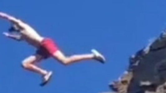 “Cayó mal”: un clavado que pudo ser trágico