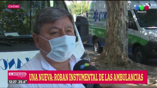 Denuncian frecuentes robos a ambulancias