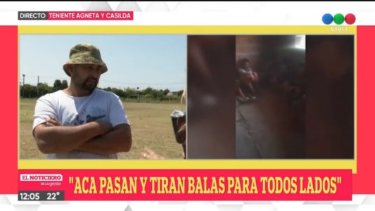 “Ya es común que se tiren tiros en el barrio pero ayer había 50 chicos jugando”