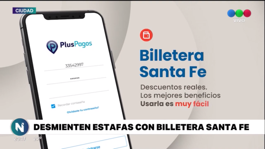 Desmienten estafas con Billetera Santa Fe