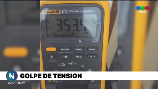 Alto voltaje: vecinos perdieron todos los electrodomésticos por pico de tensión