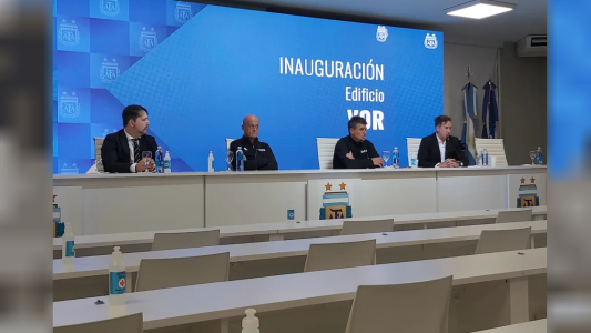 Se viene el VAR: AFA inauguró el Edificio VOR en Ezeiza