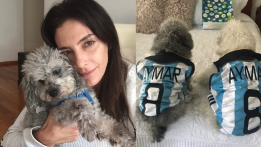 Luciana Aymar compartió en redes sociales la tristeza por la muerte de su mascota