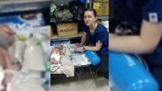 Ucrania: el drama de los recién nacidos trasladados a un refugio antiaéreo