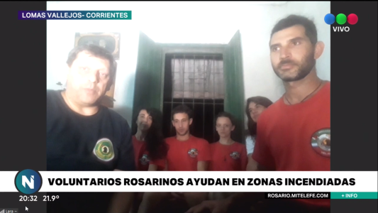 Incendios en Corrientes: voluntarios rosarinos ayudan en las zonas afectadas