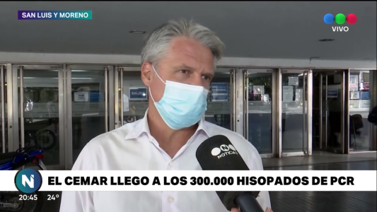 Datos alentadores: el Cemar llegó a hacer 2000 hisopados por día, hoy sólo 200