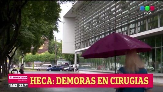 Demoras en las cirugías programadas del HECA