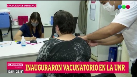 Inauguraron un nuevo vacunatorio en la UNR
