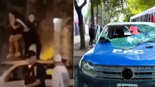 Bailaron sobre un patrullero y lo destrozaron: detuvieron a 4 menores y los devolvieron a sus padres