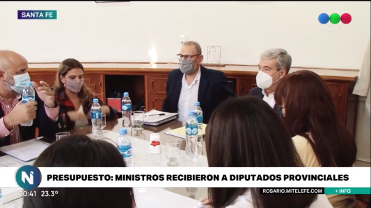 Presupuesto: ministros recibieron a diputados provinciales