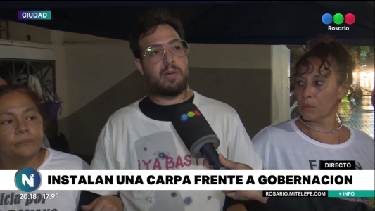 Vigilia en reclamo de seguridad