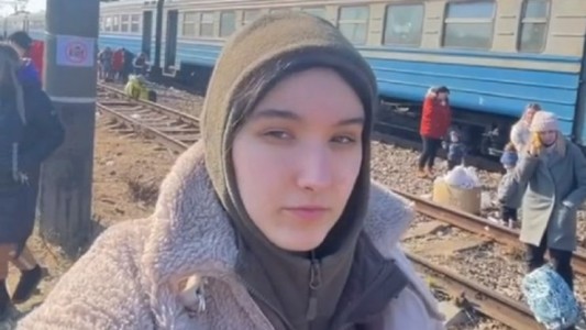 Video: la tiktoker ucraniana que cuenta su odisea para huir de la guerra en menos de un minuto