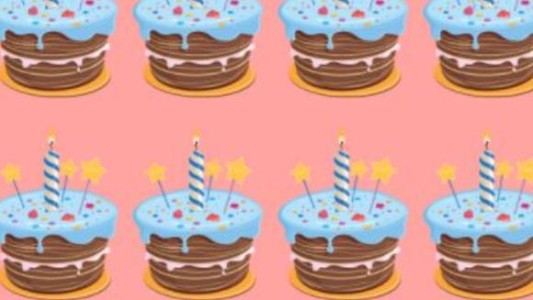 Reto viral: encontrá la torta diferente en solo 5 segundos