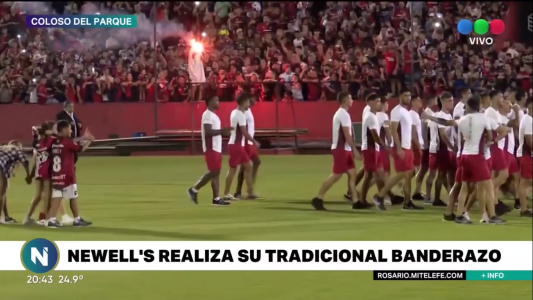 Newell´s realizó su tradicional banderazo