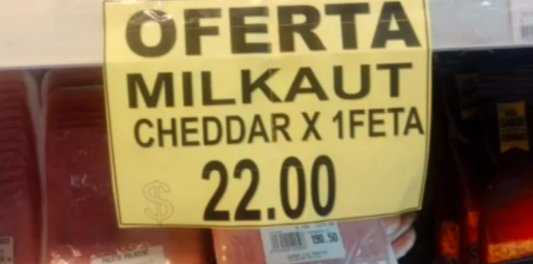 "Guerra" contra la inflación: en un supermercado de Pilar venden queso por feta