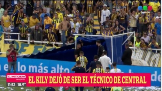 Kily González dejó de ser el entrenador de Rosario Central