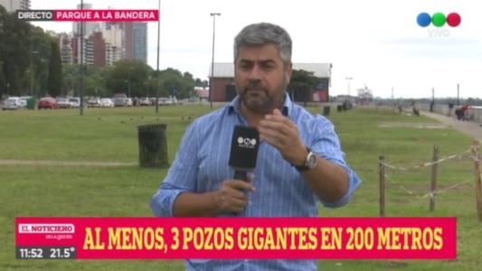 Alertan por tres pozos en menos de 200 metros en el Parque a la Bandera
