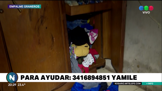 Desvalijaron a una familia indigente en Empalme Graneros