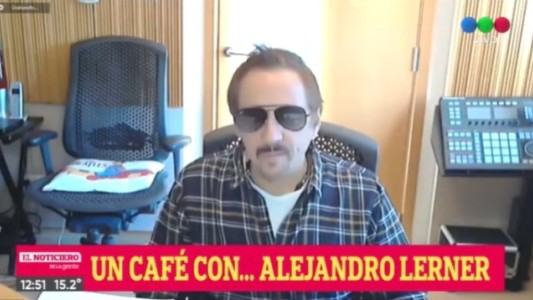 Alejandro Lerner habló sobre su show en Rosario en El Noticiero de la Gente