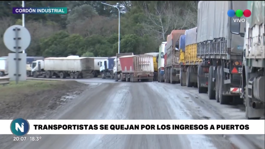 Transportistas se quejan por los ingresos a los puertos