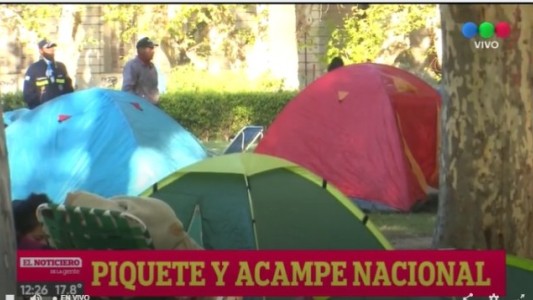 Continúan los acampes a nivel nacional