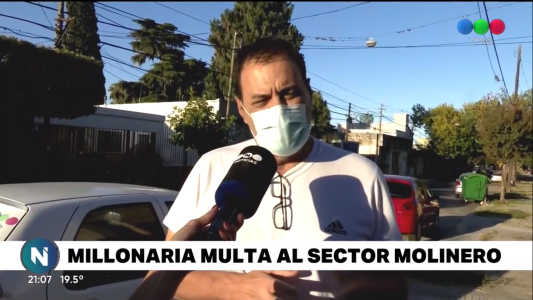 Millonaria multa al sector molinero